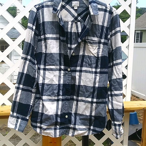 J. Crew XXS Boy Fit Flannel - Picture 1 of 1